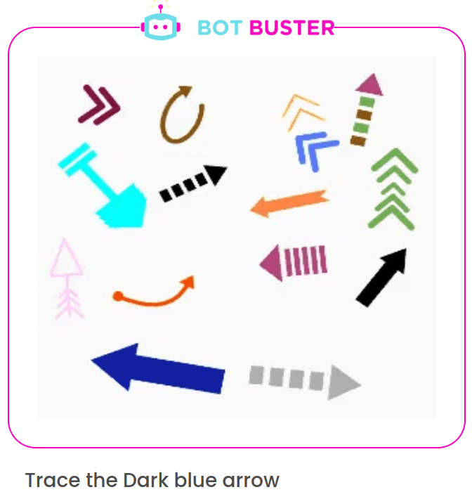 Bot Buster Quick Check Verification Card